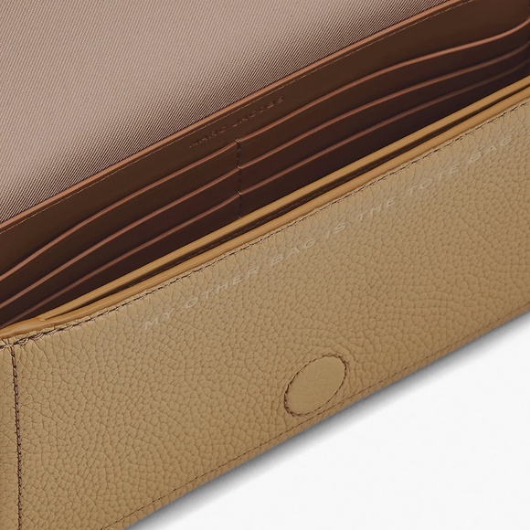 Marc Jacobs The Leather Mini Crossbody Bag - Camel - Picture 4 of 7